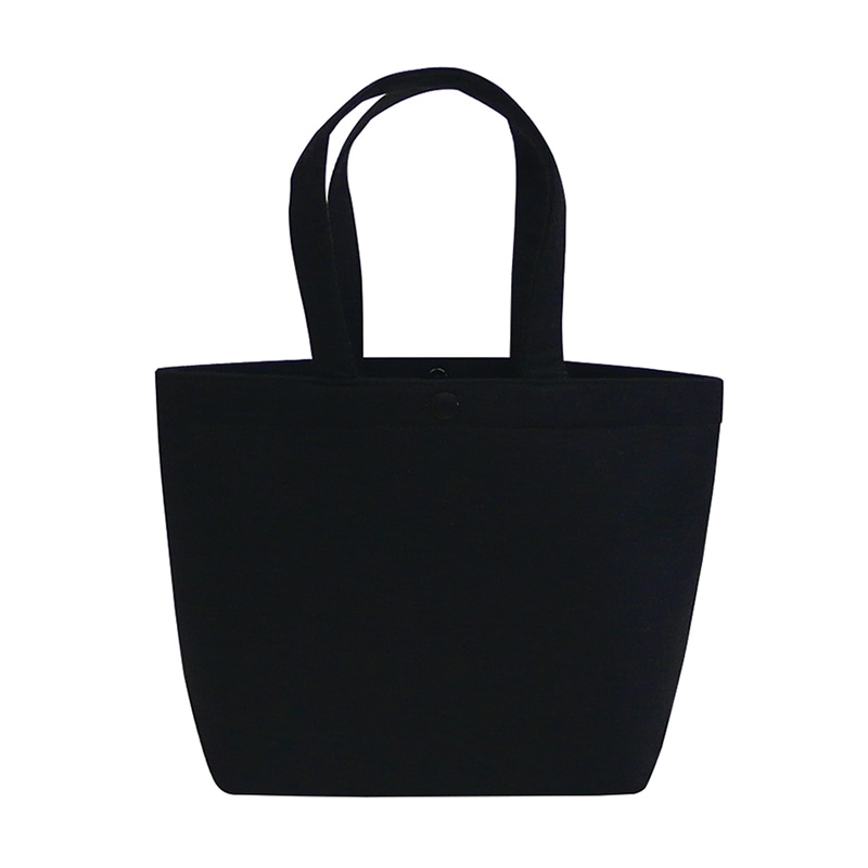 ラクスルクラフツ フェルトバッグ トートS ブラック 90340019 5枚/袋(ご注文単位10袋)【直送品】