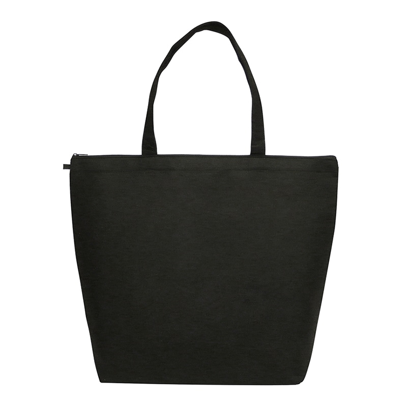 ラクスルクラフツ フェルトバッグ トートL ブラック 90342019 5枚/袋(ご注文単位10袋)【直送品】