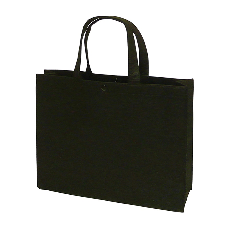 ラクスルクラフツ フェルトバッグ A4ヨコ ブラック 90343019 5枚/袋(ご注文単位10袋)【直送品】