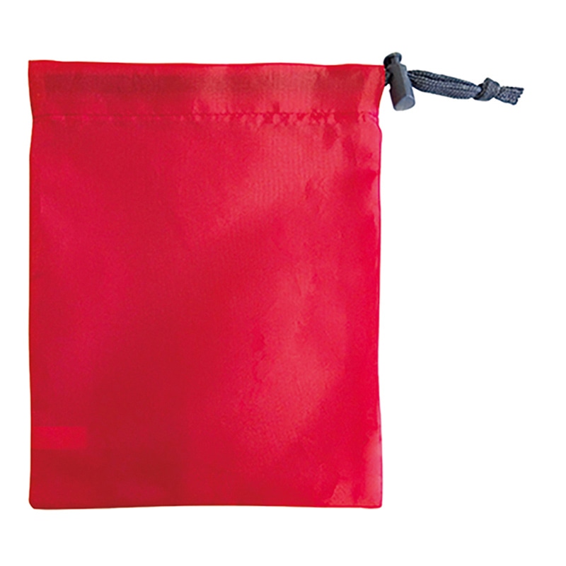ラクスルクラフツ 巾着袋 スタッフバッグ S レッド 90311048 10枚/袋（ご注文単位20袋）【直送品】