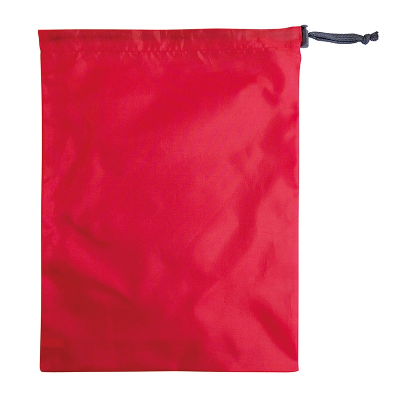 ラクスルクラフツ 巾着袋 スタッフバッグ M レッド 90312048 10枚/袋（ご注文単位10袋）【直送品】