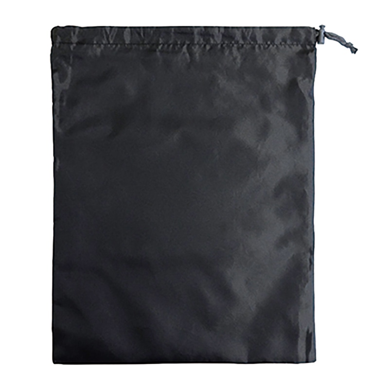 ラクスルクラフツ 巾着袋 スタッフバッグ L ブラック 90313019 10枚/袋（ご注文単位10袋）【直送品】