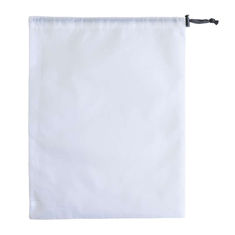 ラクスルクラフツ 巾着袋 スタッフバッグ L ホワイト 90313001 10枚/袋（ご注文単位10袋）【直送品】