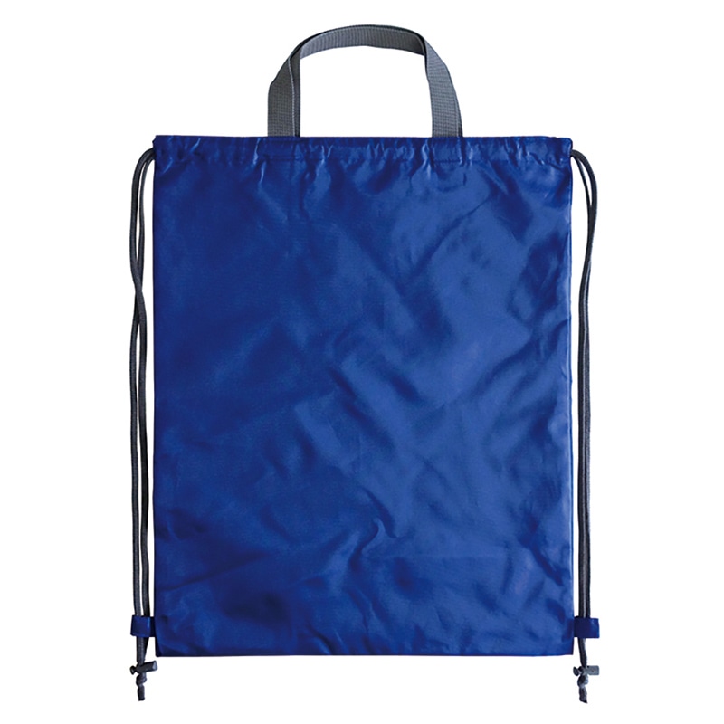 ラクスルクラフツ ナップサック ネイビー 90310020 10枚/袋（ご注文単位10袋）【直送品】