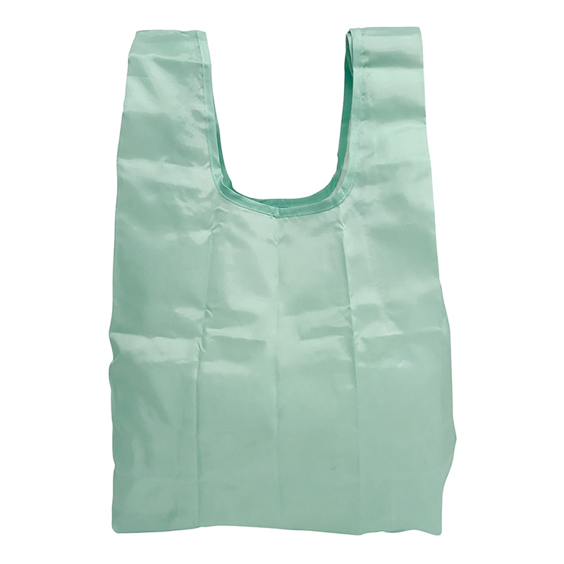 ラクスルクラフツ ECO コンパクトマイバッグ S ミント 90320095 1個(ご注文単位100個)【直送品】