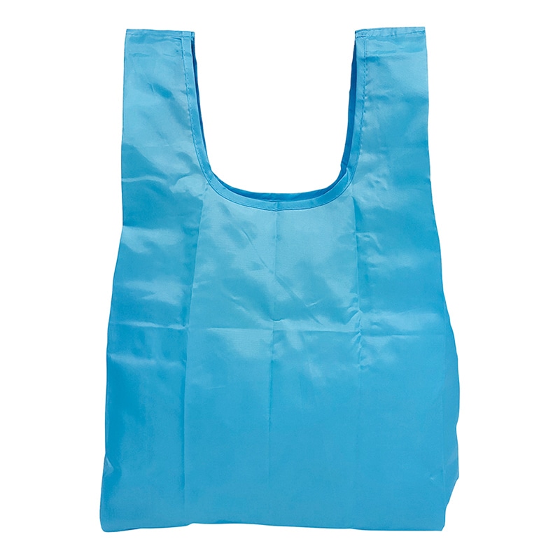 ラクスルクラフツ ECO コンパクトマイバッグ S スカイブルー 90320024 1個(ご注文単位100個)【直送品】