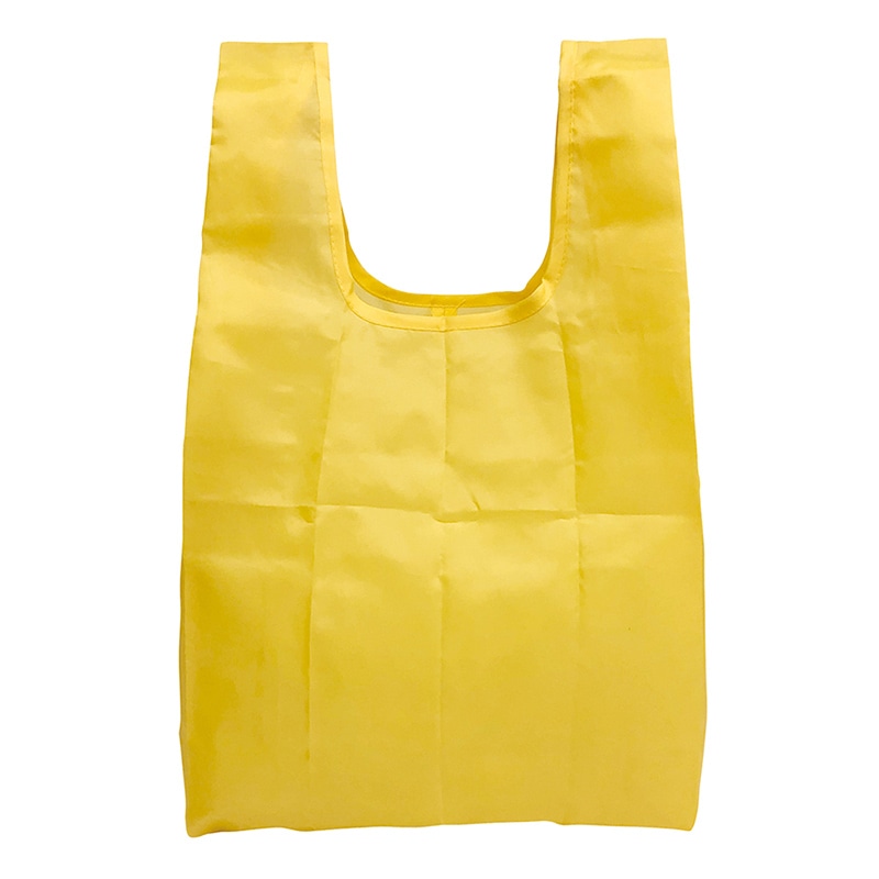 ラクスルクラフツ ECO コンパクトマイバッグ S イエロー 90320062 1個(ご注文単位100個)【直送品】