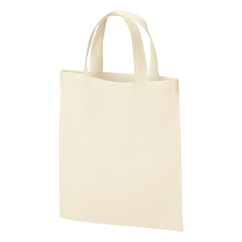 ラクスルクラフツ コットンバッグ ナチュラル 90300071 10枚/袋（ご注文単位20袋）【直送品】