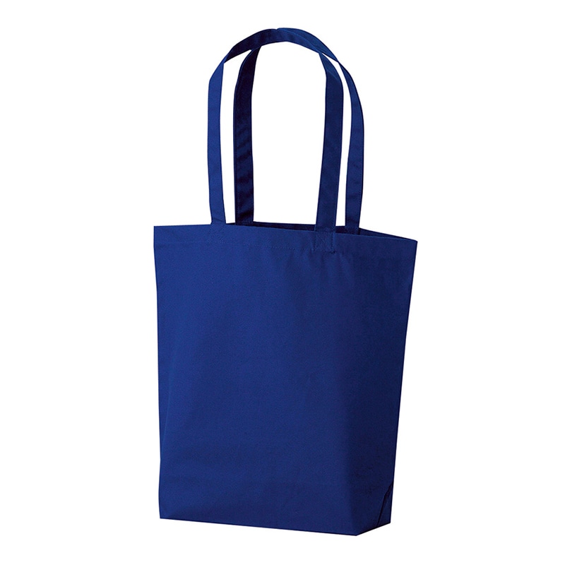 ラクスルクラフツ 厚手コットンバッグ トート M ネイビー 90306020 5枚/袋（ご注文単位20袋）【直送品】