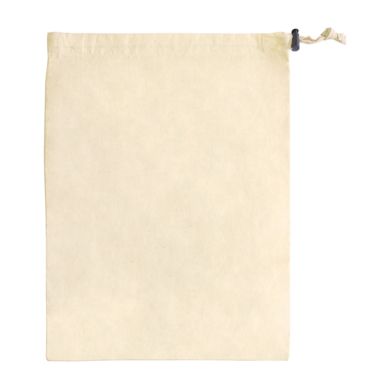 ラクスルクラフツ 巾着袋 スタッフバッグ M ナチュラル 90312071 10枚/袋（ご注文単位10袋）【直送品】