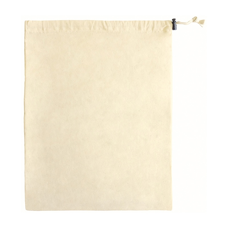 ラクスルクラフツ 巾着袋 スタッフバッグ L ナチュラル 90313071 10枚/袋（ご注文単位10袋）【直送品】