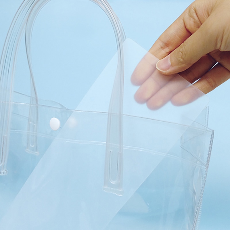 ラクスルクラフツ PVCバッグ クリアバッグ A4 スクエア 90330000 10枚/袋(ご注文単位5袋)【直送品】