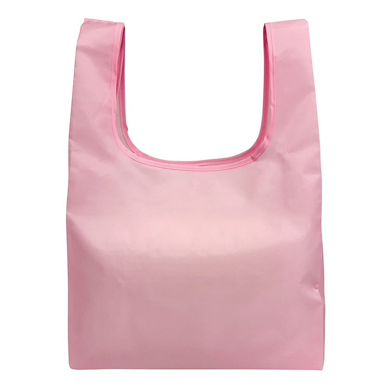 ラクスルクラフツ ECO コンパクトマイバッグ M シュガーピンク 90320553 1個(ご注文単位100個)【直送品】