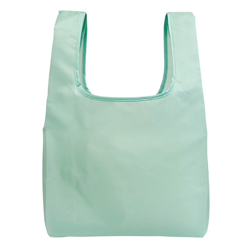 ラクスルクラフツ ECO コンパクトマイバッグ M ミント 90320595 1個(ご注文単位100個)【直送品】