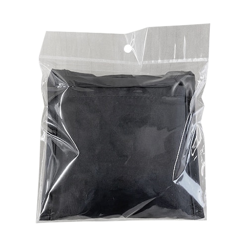 ラクスルクラフツ メッシュマイバッグ S ブラック×ブラック 90319419 1枚（ご注文単位100枚）【直送品】