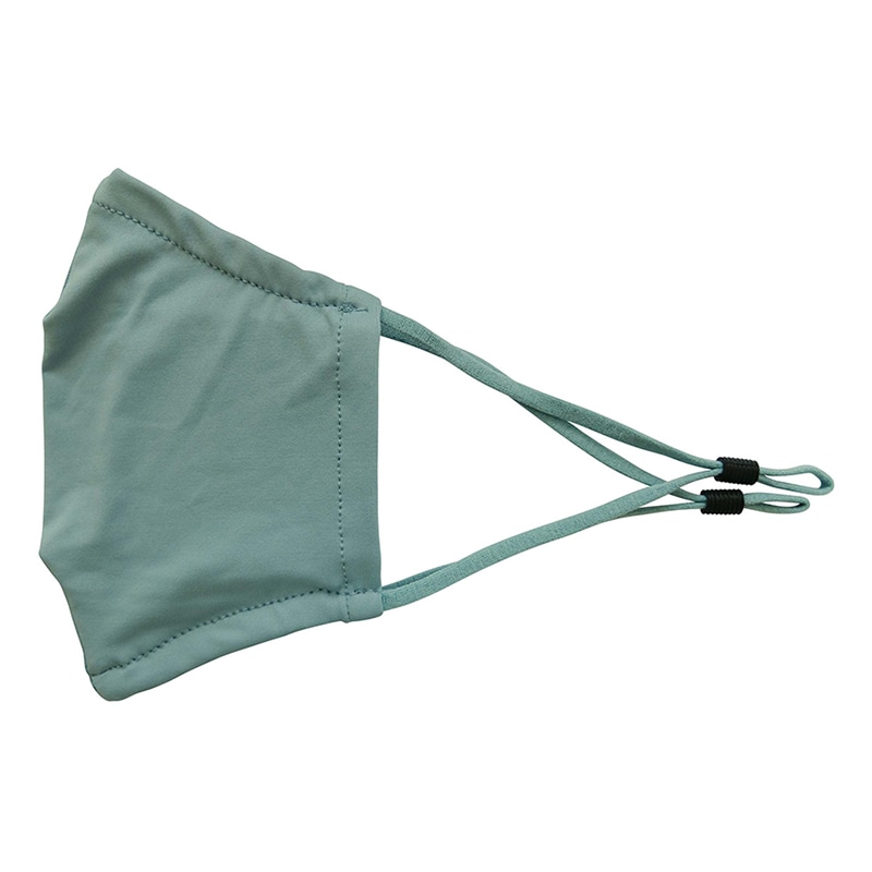 ラクスルクラフツ ストレッチ&ドライマスク ストームグリーン 90379496 10枚/袋（ご注文単位10袋）【直送品】