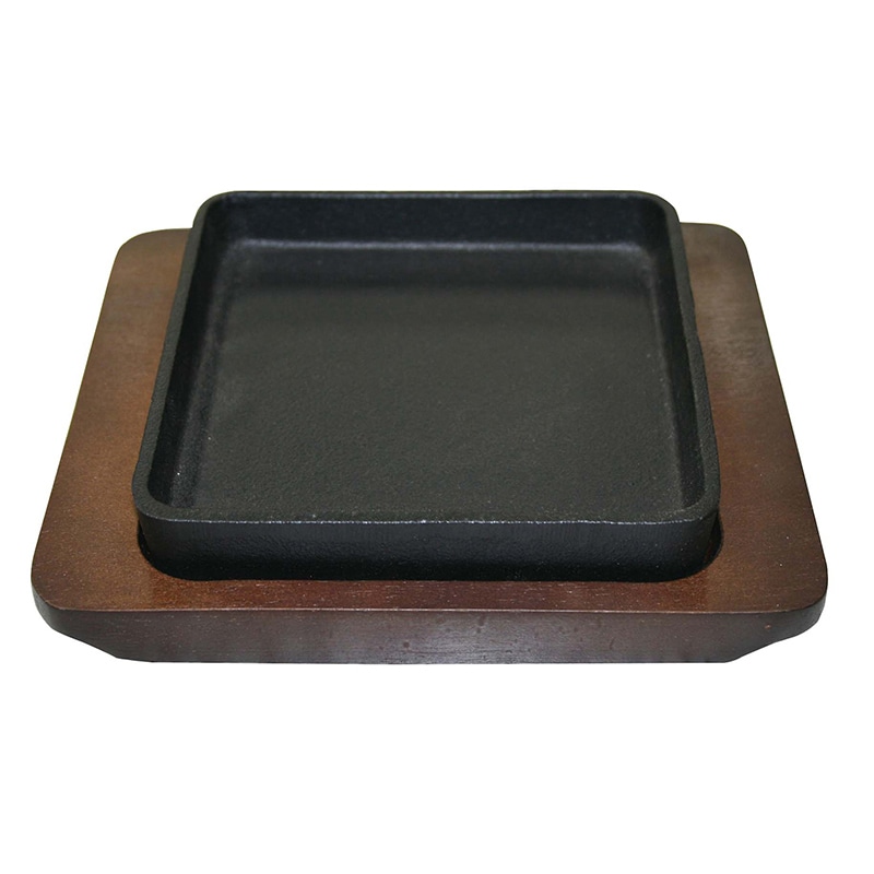 IK 鉄 スクエアステーキ皿 11320 1個(ご注文単位1個)【直送品】