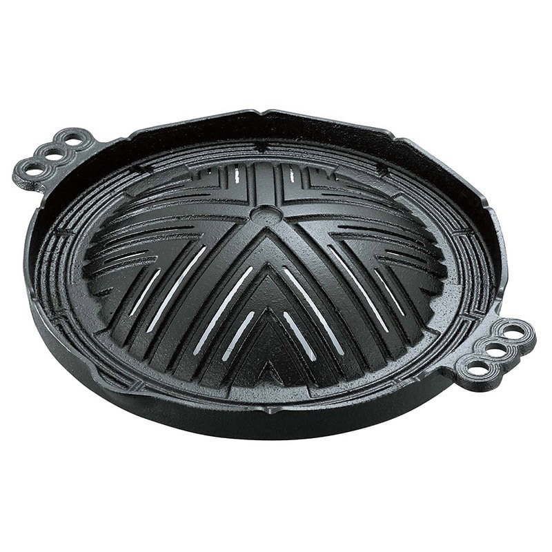 【直送品】 IK　鉄　ジンギスカン鍋　穴明　29cm