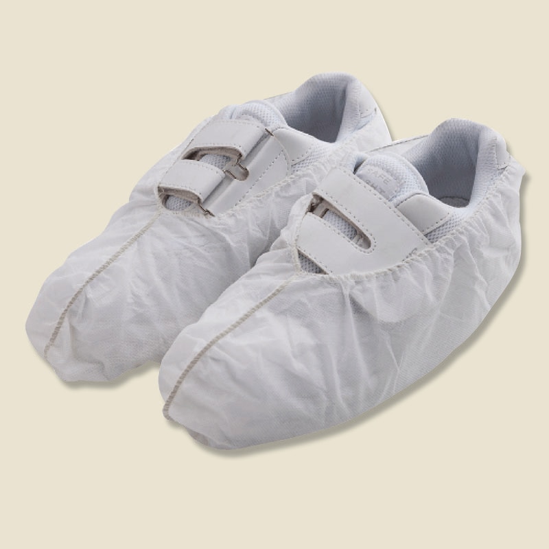 川西工業 不織布 使いきりシューズカバー #7050 ホワイト 100枚/束