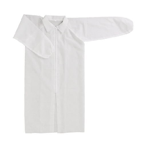 川西工業 不織布使いきり白衣 LL　50枚 7028　シロ 1箱（ご注文単位50箱）【直送品】