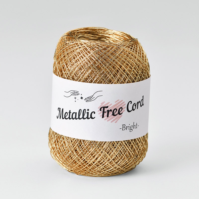タカギ繊維 メタリックフリーコード ブライト ゴールド 701 1個（ご注文単位1個）【直送品】
