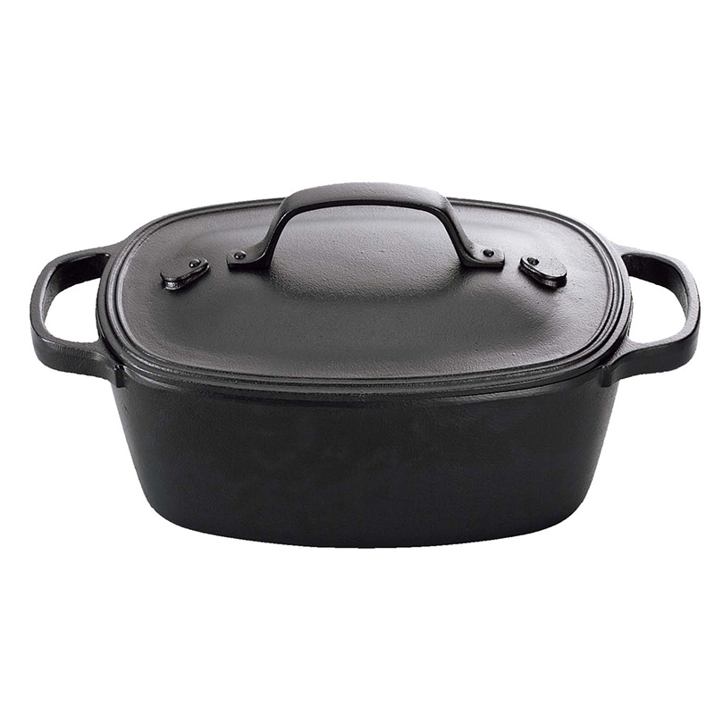 盛栄堂 クックトップ 洋風煮込鍋 角 深形 CT-001 1個(ご注文単位1個)【直送品】