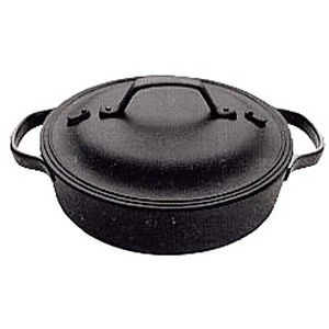 盛栄堂 クックトップ 洋風煮込鍋 丸 浅型 大 CT-006 1個(ご注文単位1個)【直送品】