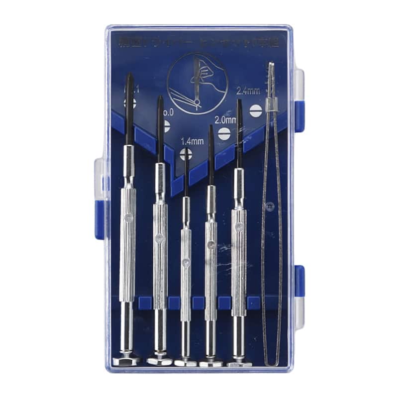 高儀 精密ドライバー&ピンセット 6本組 1個（ご注文単位1個）【直送品】