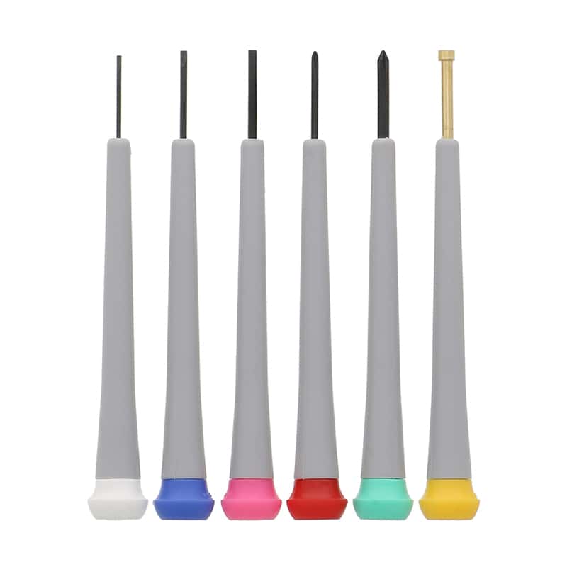 高儀 プラスチックハンドル 精密ドライバーセット 6本組 ヘクスローブ入 1個（ご注文単位1個）【直送品】