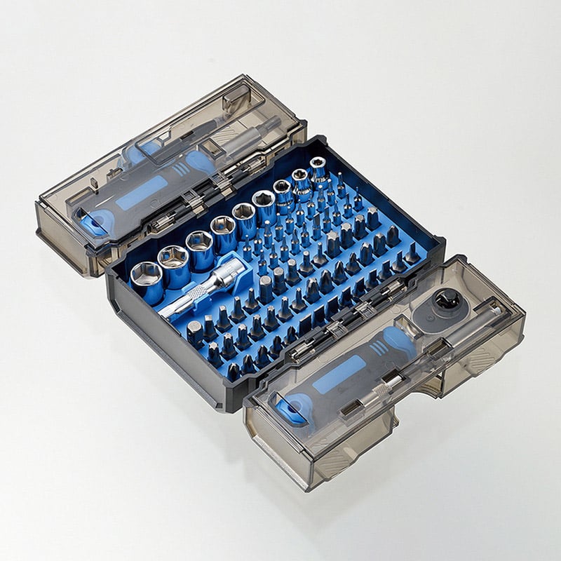 高儀 ラチェットハンドル&ドライバーセット 78pcs RDS-78 1個（ご注文単位1個）【直送品】