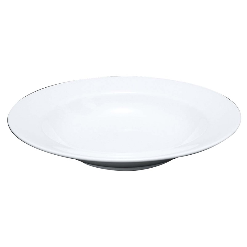 ファッションホワイト　23cm　スーププレート FM900-222  1個（ご注文単位1個）【直送品】