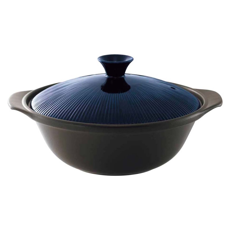 サーマテック　直火土鍋　6.5号 ブルー　TDF01／610  1個（ご注文単位1個）【直送品】