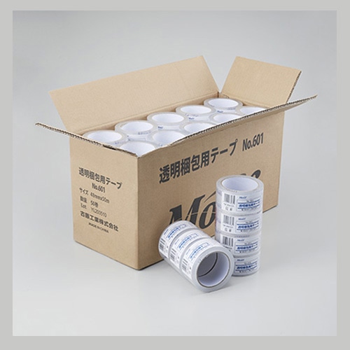古藤工業 Monf OPPテープ No.601 50mm×25m スーパークリア 1巻(ご注文単位50巻)【直送品】
