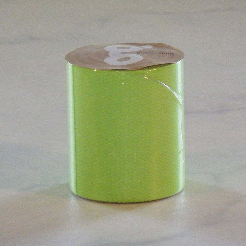 古藤工業 Monf　ガムテ 50mm×5m 蛍光緑 1巻（ご注文単位60巻）【直送品】
