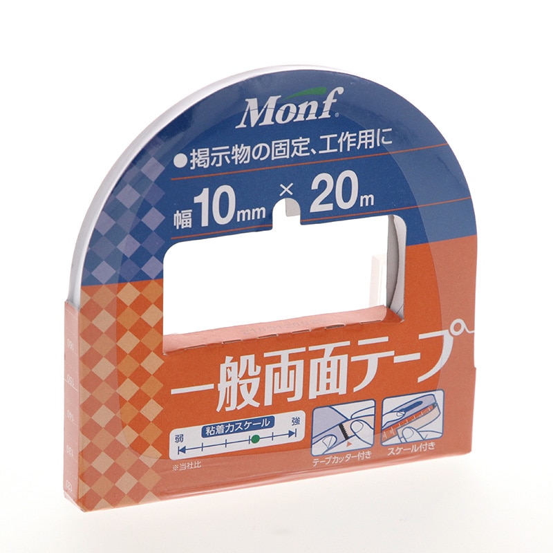 古藤工業 一般両面テープ 幅10mm×20m巻 D5141 1巻（ご注文単位120巻）【直送品】
