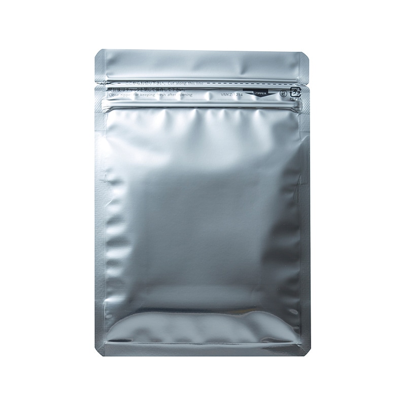 生産日本社 チャック付ポリ袋 ラミジップ スタンドパック フラットボトム バリアタイプ VMKZ-1214 50枚/袋(ご注文単位20袋)【直送品】