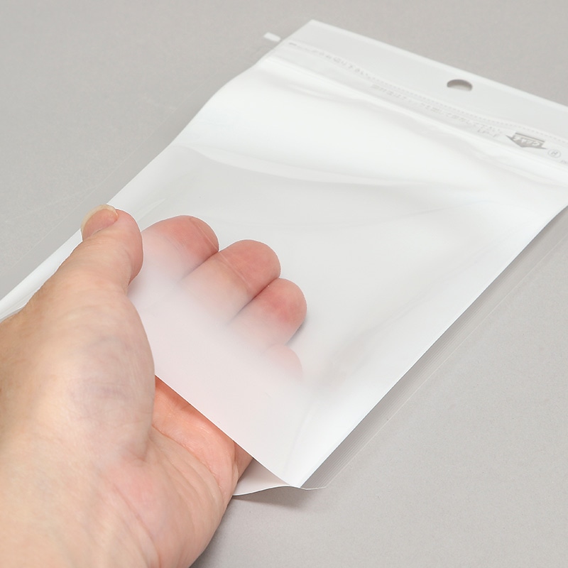 生産日本社 セイニチ ラミグリップ 平袋 底開きタイプ 吊り下げ穴付き バリアタイプ LP‐F 50枚/袋