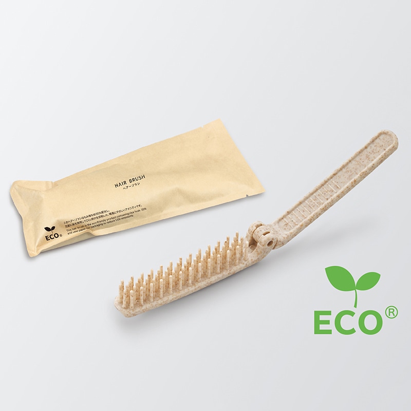 ダイト フォレスト 二つ折りヘアーブラシ H12 ナチュラル 17699 250本/箱（ご注文単位4箱）【直送品】