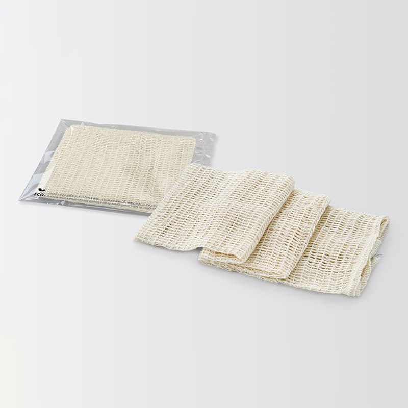 ダイト エコナチュラル e-クリア ボディタオル コットン100％ 17766 250個/箱（ご注文単位2箱）【直送品】