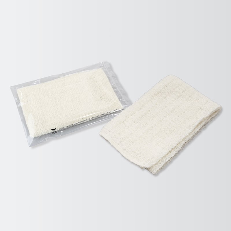 ダイト エコナチュラル e-クリア ボディフォームタオル コットン80％ 17767 250個/箱（ご注文単位2箱）【直送品】