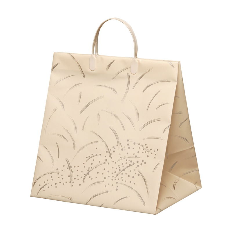 日生化学 手提げポリ袋　パールバッグ 小 そよかぜ 10枚/袋（ご注文単位15袋）【直送品】