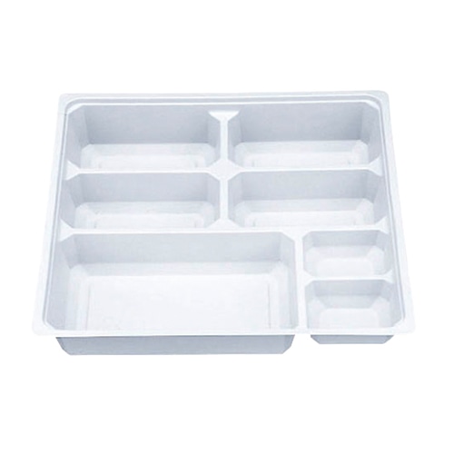 エフピコチューパ 仕出し弁当容器　紙ボックス　中仕切 70-70 C-1　白 50枚/袋（ご注文単位6袋）【直送品】
