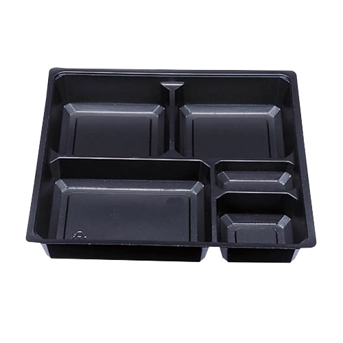 エフピコチューパ 仕出し弁当容器 紙ボックス中仕切 75-75 A-1 黒 50枚/袋