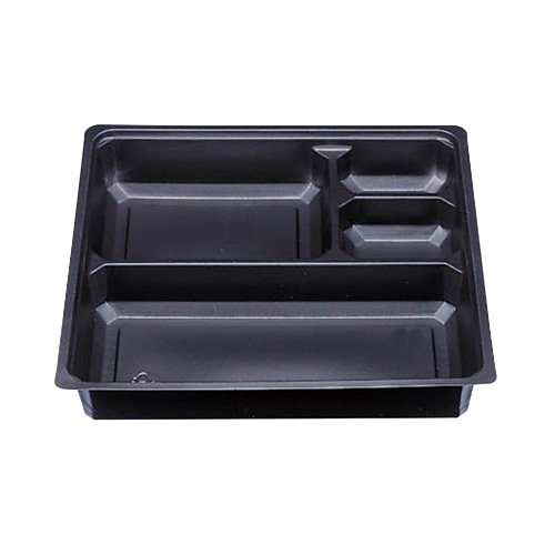 エフピコチューパ 仕出し弁当容器 紙ボックス中仕切 65-65 黒 50枚/袋