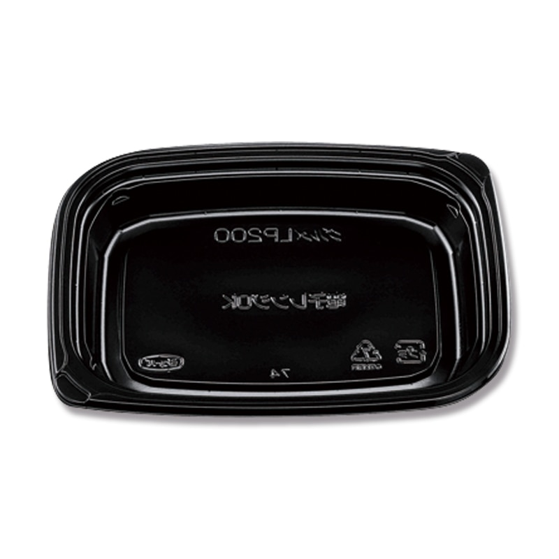 エフピコチューパ 惣菜容器 グルメ LP200 本体 黒 100枚/袋