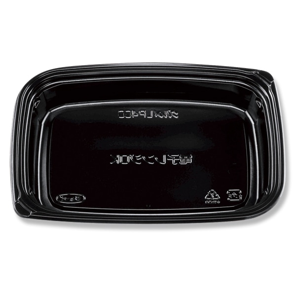 エフピコチューパ 惣菜容器 グルメ LP400 本体 黒 100枚/袋