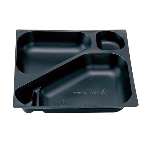 エフピコチューパ 仕出し弁当容器 紙ボックス中仕切 75-75 K-1 黒 50枚/袋