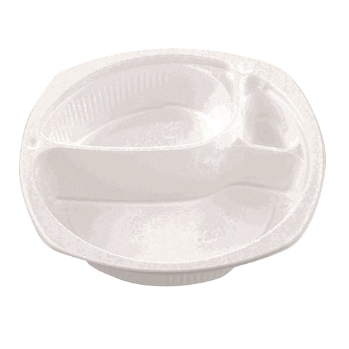 エフピコチューパ カレー容器 AP-219 本体 白 50枚/袋(ご注文単位12袋)【直送品】