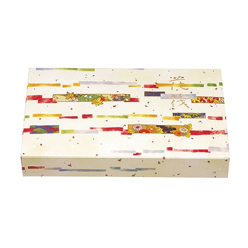 エフピコチューパ 仕出し弁当容器　紙ボックス　一体型 90-65 はな筏 50枚/束（ご注文単位6束）【直送品】