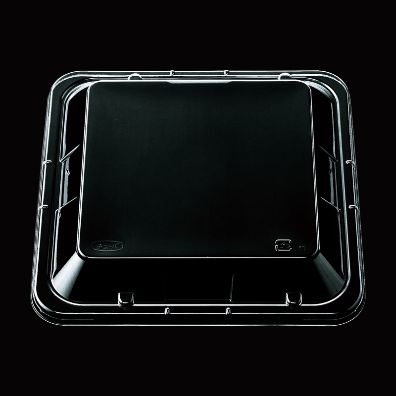 エフピコチューパ 弁当容器 CR-5 透明 嵌合蓋 50枚/袋